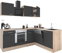 Leziter H40LS220STAN-SUT Yorki 220 sarok konyhabútor alsó sütős kivitelben kép