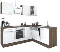 Leziter H40LS220YFH-SUT Yorki 220 sarok konyhabútor alsó sütős kivitelben kép