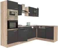 Leziter H40LS280STAN Yorki 280 sarok konyhabútor sütős és mikrohullámű sütős kivitelben kép