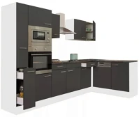 Leziter H40LS310FHAN Yorki 310 sarok konyhabútor sütős és mikrohullámű sütős kivitelben kép