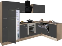 Leziter H40LS310STAN-SUT-FF Yorki 310 sarok konyhabútor alsó sütős felülfagyasztós hűtős kép