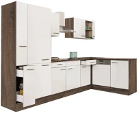 Leziter H40LS310YFH-PSZ Yorki 310 sarok konyhabútor polcos kivitelben kép