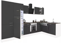 Leziter H40LS340FHAN-SUT-PSZ-FF Yorki 340 sarok konyhabútor alsó sütős felülfagyasztós hűtős kép