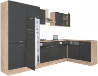 Leziter H40LS340STAN-PSZ-FF Yorki 340 sarok konyhabútor felülfagyasztós hűtős kivitelben kép