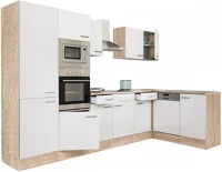 Leziter H40LS340STFH-PSZ Yorki 340 sarok konyhabútor sütős és mikrohullámű sütős kivitelben kép