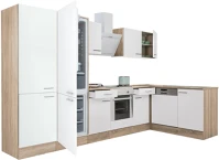 Leziter H40LS340STFH-SUT-PSZ-AF Yorki 340 sarok konyhabútor alsó sütős, alulfagyasztós hűtős kivitelben kép