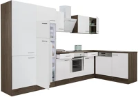 Leziter H40LS340YFH-SUT-PSZ-FF Yorki 340 sarok konyhabútor alsó sütős felülfagyasztós hűtős kép