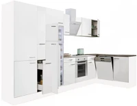 Leziter H40LS370FHFH-SUT-PSZ-FF Yorki 370 sarok konyhabútor alsó sütős felülfagyasztós hűtős kép