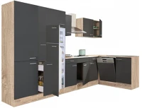 Leziter H40LS370STAN-PSZ-FF Yorki 370 sarok konyhabútor felülfagyasztós hűtős kivitelben kép