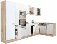 Leziter H40LS370STFH-PSZ Yorki 370 sarok konyhabútor sütős és mikrohullámű sütős kivitelben kép
