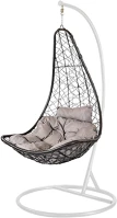 Leziter H40SW-012B-AN_SW-007-STWH Natal kerti függőfotel fekete-fehér kép