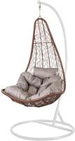 Leziter H40SW-012BR-AN_SW-007-STWH Natal kerti függőfotel barna-fehér kép