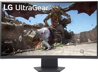 Lg 32GS60QC-B Ultragear 31.5" ívelt va led gaming monitor fekete 180hz freesync