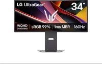 Lg 3440X1440; 160HZ; 5MS; 300CD; HDMIX2; DP Monitor 34
