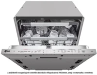 Lg DB476TXS Quadwash™ beépíthető gőzös mosogatógép kép