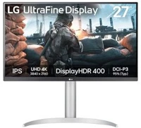 Lg IPS; 16:9; 4K 3840X2160; 5MS; 400CD; HDMIX2; DP; HDR; monitor 27