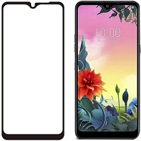 Lg MC0011776 K50s üvegfólia- fekete tokbarát slim 3d üvegfólia kép