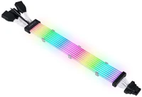 Lian li 12VHPWR 3X8-PIN VGA Argb strimer plus v2 12vhpwr 3x8-pin vga tápkábel 33.5cm kép