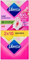 Libresse VERA&CAMOMILE Egészségügyi betét 2x10 db aloe vera&camomile ultra wings normal duo kép