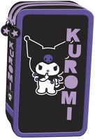 License TO-PZW-4226-XXX-KURO-SA Tolltartó kuromi kétrészes felszerelt fekete kép