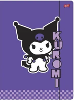 License TO-TZG-4271-XXX-KURO-SA Gumis mappa kuromi lila a/4 kép