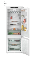 Liebherr ICNC 7603 pure beépíthető alulfagyasztós hűtő easyfresh funkcióval 194x71cm kép