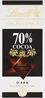 Lindt 14.00504 Étcsokoládé táblás  excellence 70%-os kakaótartalom 100 g kép