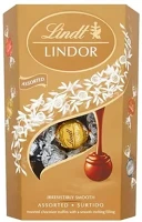 Lindt 14.01362 Csokoládé  lindor assorted tejcsokoládé golyók díszdobozban 200g kép