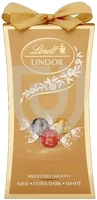 Lindt 14.02808 Csokoládé  lindor válogatás arany díszdobozban 75 g kép