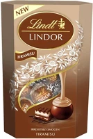 Lindt 14.02828 Csokoládé  lindor tiramisu tejcsokoládé golyók díszdobozban 200 g kép