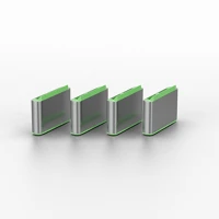 Lindy 10PCS Usb type c port blockers, green, 10pcs kép