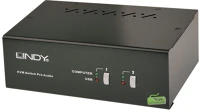 Lindy 2X DVI, USB ÉS Kvm switch pro, dual link, 2x dvi, usb és audió, 2 port kép
