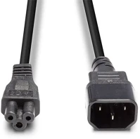 Lindy C5 2M Tápkábel c14 - c5 2m, fekete kép