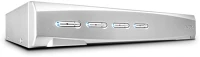 Lindy 39305 Kvm switch pro, displayport, usb és audió, 4 port kép