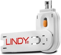 Lindy 40623 Dugó biztonsági usb a, narancs kép