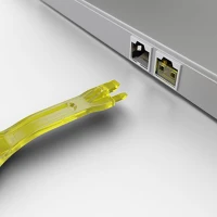 Lindy 40633 Rj45 port blocker key, yellow kép