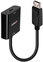 Lindy 2.0, 18G, M/F Adapter displayport 1.2 - hdmi 2.0, 18g, m/f, kábeles kép