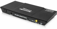 Lindy USB 2.0 ÉS Kvm switch, hdmi, usb 2.0 és audio, 2 port kép