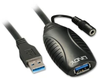 Lindy 43156 Usb 3.0 hosszabbító kábel 10m - fekete kép