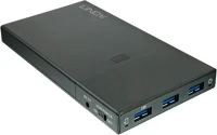Lindy 43199 4 port usb 3.0 hub with on/off switches kép
