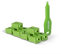 Lindy 47912 Dugó biztonsági, Port Blocker, SFP port blocker + kulcs, zöld (10db dugó kép