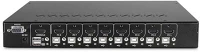 Lindy 4K@60HZ, 8 kvm switch hdmi, usb 2.0, audio, rs232 kép
