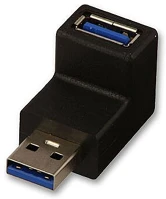 Lindy 3.2 90°, F-F, FEL Adapter usb a 3.2 90°, f-f, fel kép