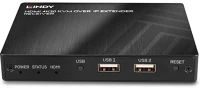 Lindy LINDY38265 38265 4k kvm over ip extender vevőegység kép