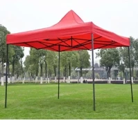 Lion PAVILON-3X3_RED keri pavilon 3x3m összecsukható pavilon sátor, piros erős acél szerkezet kép