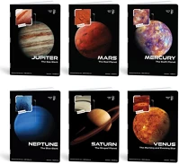 Lipamill 1211640939 Füzet vonalas a/4 40 lapos planet vibe kép