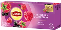 Lipton 20X1,6 G Gyümölcstea 20x1,6 g  málna-bodza kép