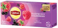 Lipton MÁLNA-BODZA Tea 20 filter málna-bodza kép