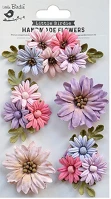 Little birdie CR79409 Kreatív dekorvirág  fairy garden fairy sparkle 5 részes vegyes színek kép
