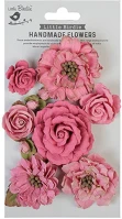 Little birdie CR86574 Kreatív dekorvirág  lolita rosy note 7 részes rózsaszín kép
